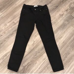 Paige skinny jeans in black sz 27